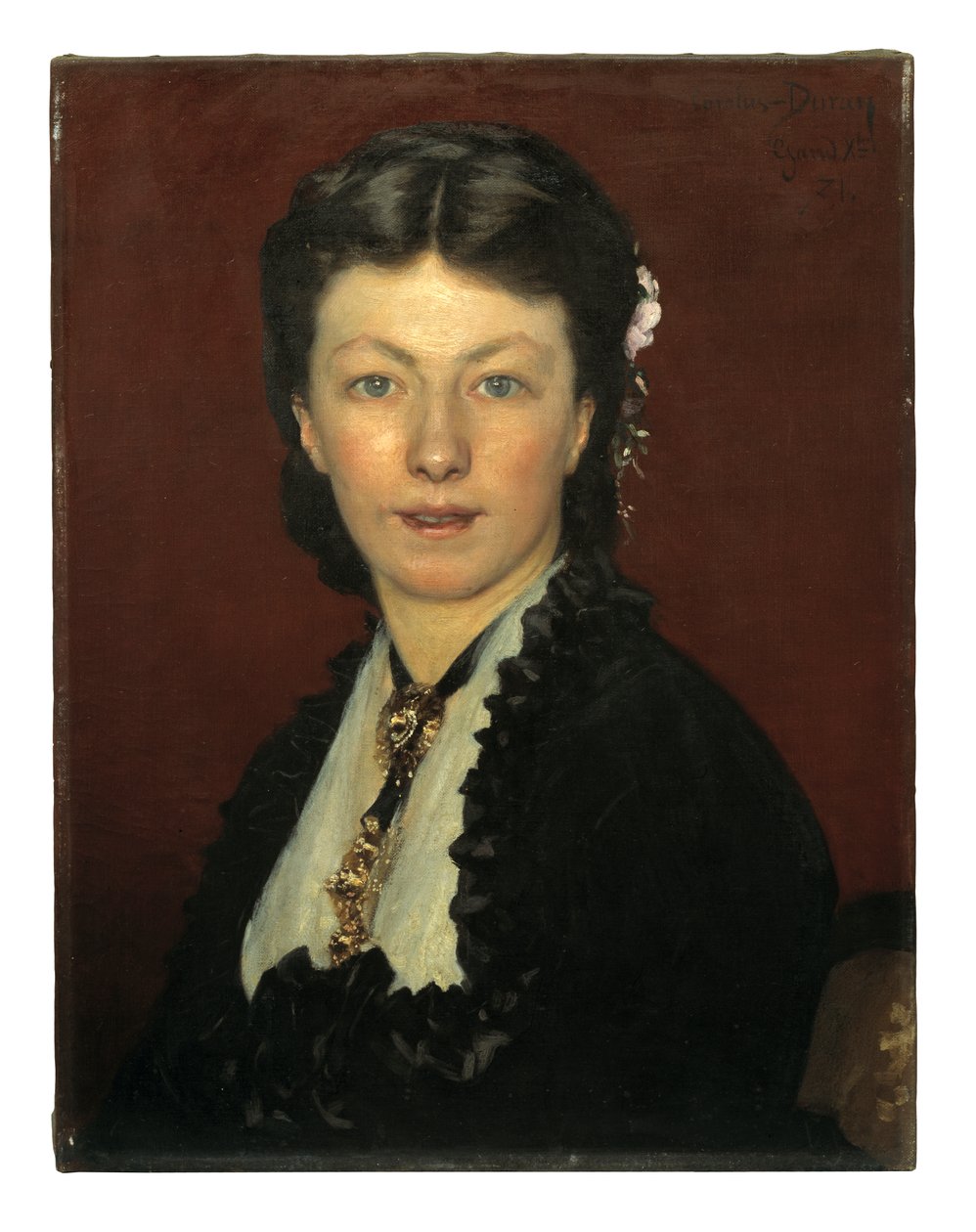 Portrett av fru Adolphe Neyt av Charles Emile Auguste Carolus Duran