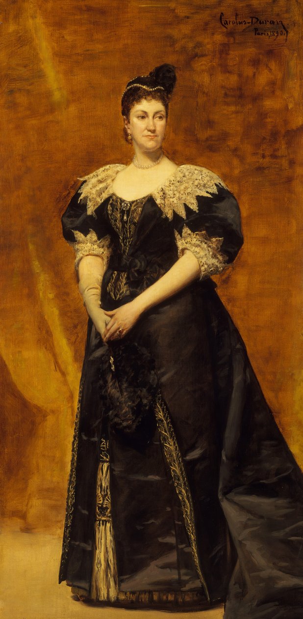 Mrs. William Astor Caroline Webster Schermerhorn, 1831-1908, 1890. av Charles Emile Auguste Carolus Duran