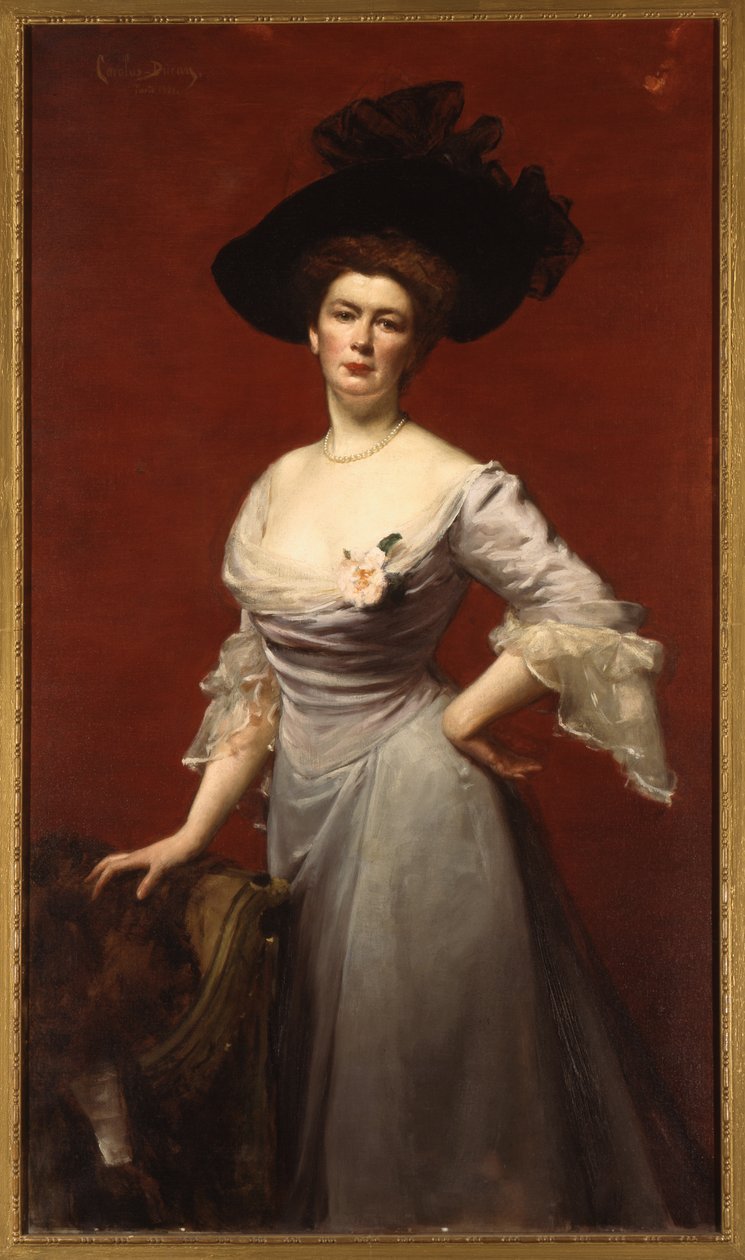 Portrett av Elinor Medill Paterson av Charles Emile Auguste Carolus Duran