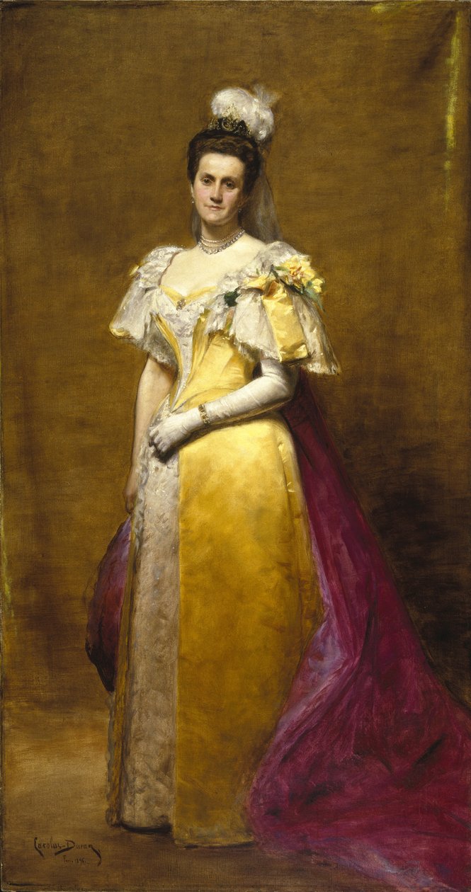 Portrett av Emily Warren Roebling, 1896 av Charles Emile Auguste Carolus Duran