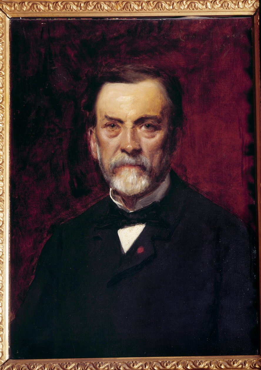 Portrett av Louis Pasteur (1822-1895) Maleri av Emile Auguste Carolus Duran (1837-1917) Paris fra 1800-tallet, Musee Pasteur av Charles Emile Auguste Carolus Duran