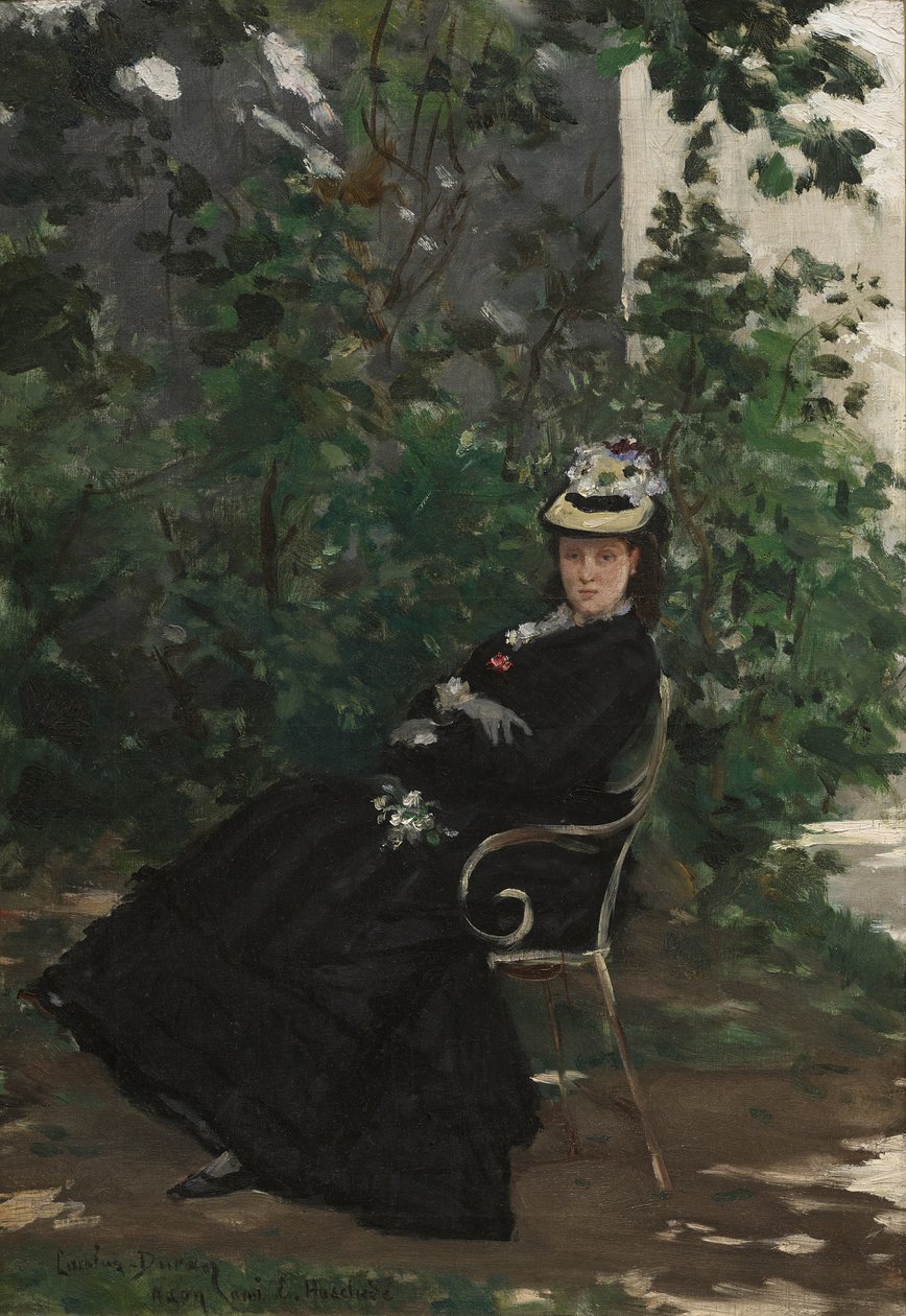 Portrett av Madame Alice Hoschede, ca. 1872-78 av Charles Emile Auguste Carolus Duran
