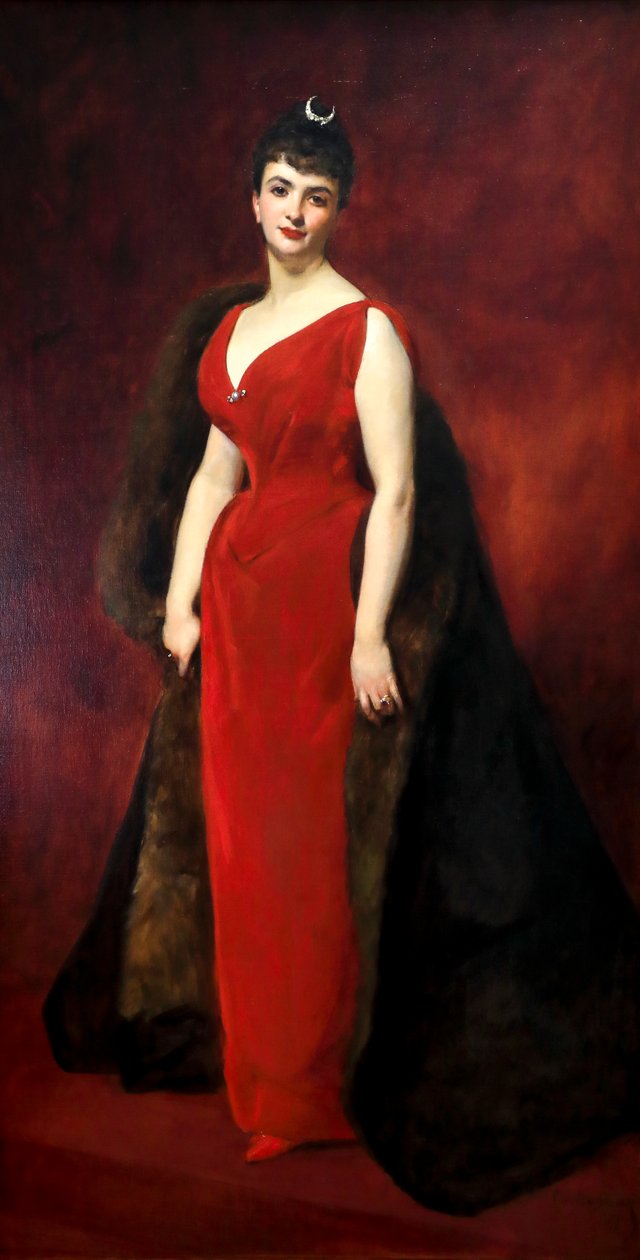 Portrett av Madame Edgard Stern av Charles Emile Auguste Carolus Duran