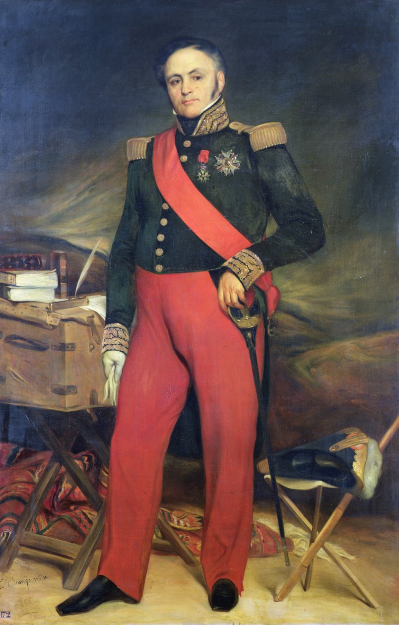 Grev Bertrand Clauzel, marskalk av Frankrike (1772-1842) av Charles Emile Callande de Champmartin