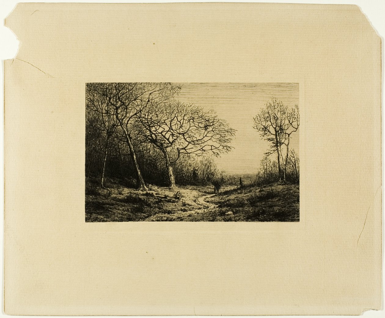 Edge of a Wood av Charles Emile Jacque