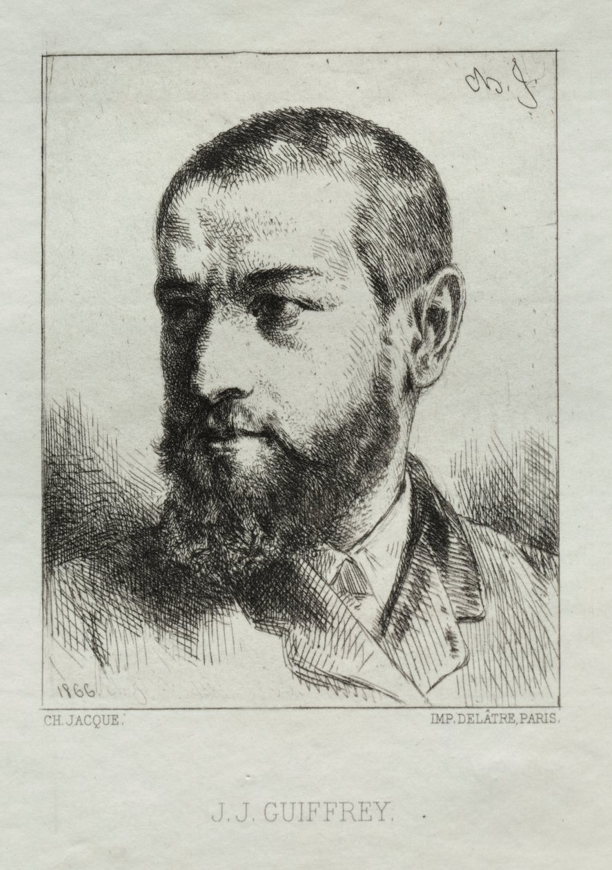 J. J. Guiffrey av Charles Emile Jacque