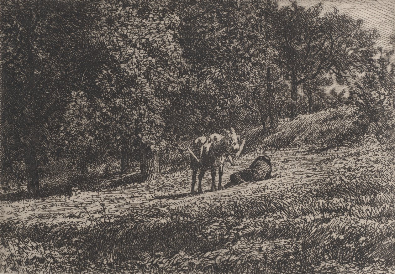 Frukthage, 1865. av Charles Emile Jacque