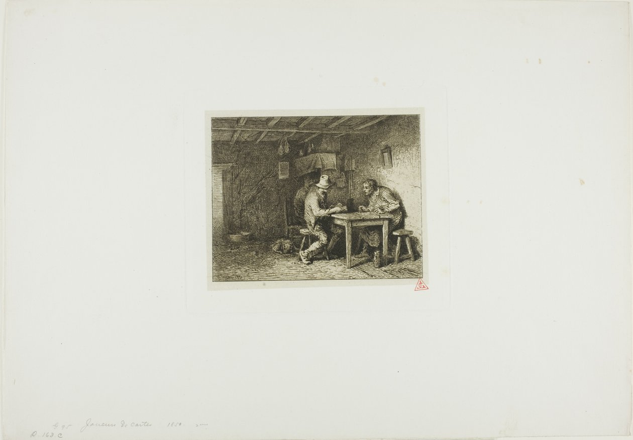 Kortspillerne av Charles Emile Jacque