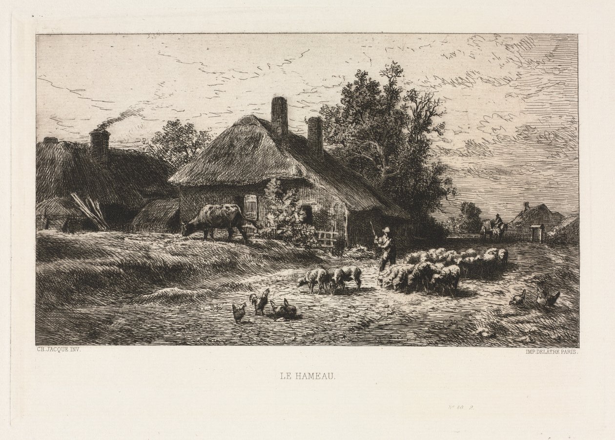Hamlet av Charles Emile Jacque