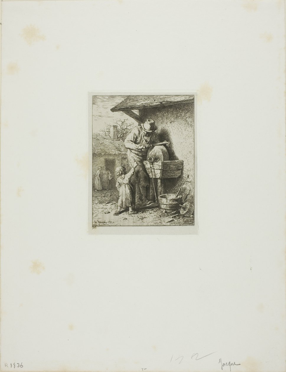 Knivsliperen av Charles Emile Jacque