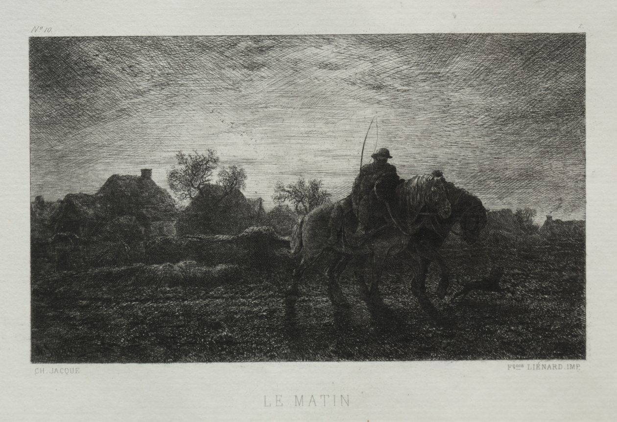 Morgenen av Charles Emile Jacque