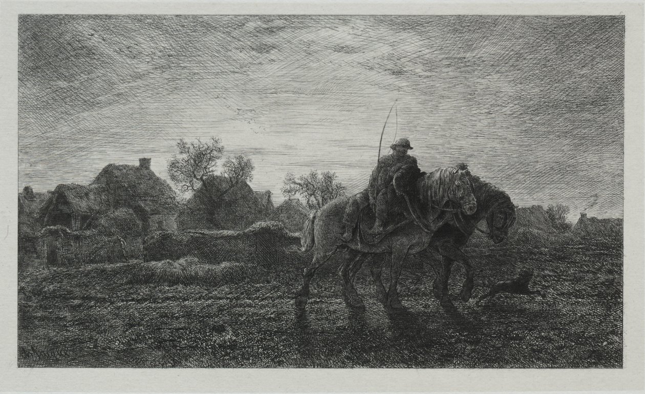 Morgenen av Charles Emile Jacque