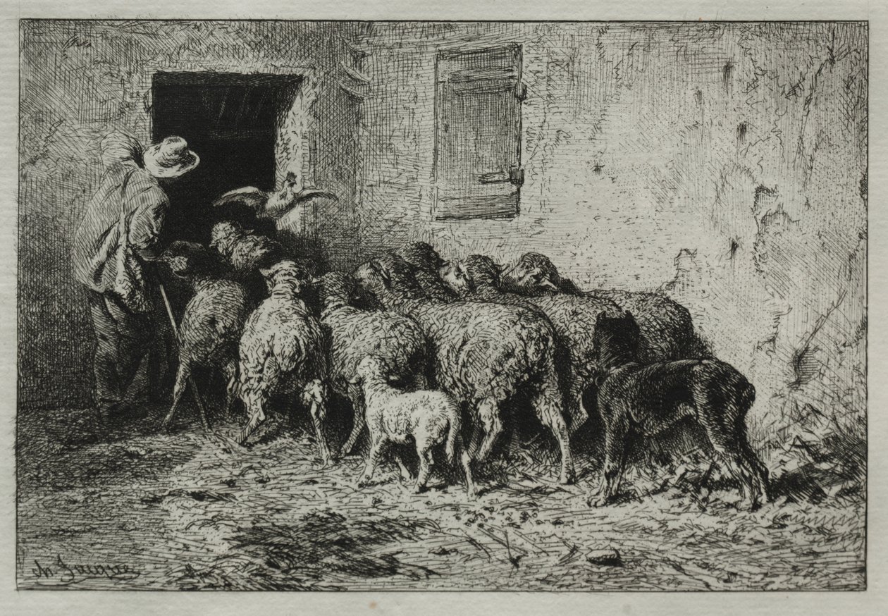 Tilbakekomsten av Charles Emile Jacque