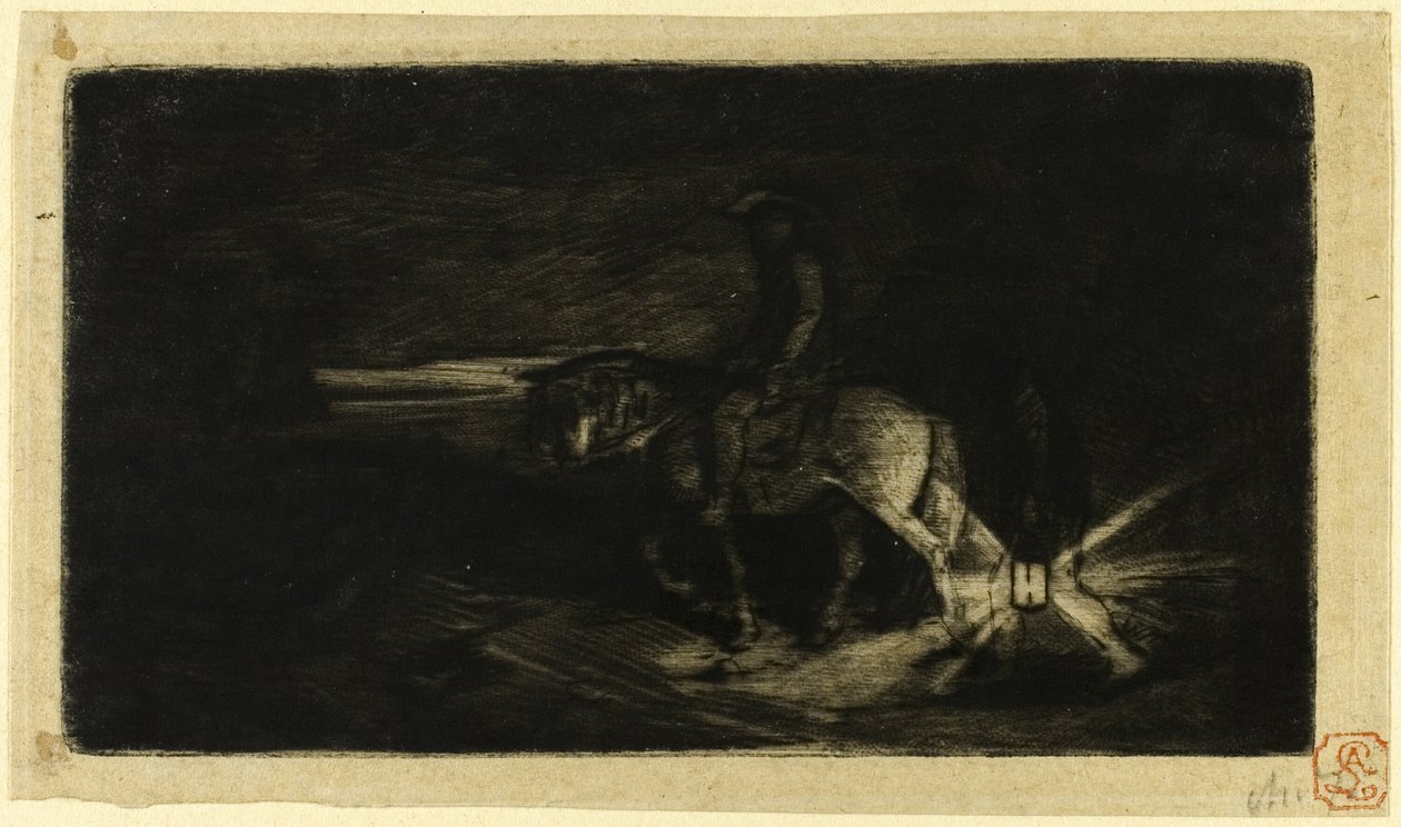 Rytteren av Charles Emile Jacque