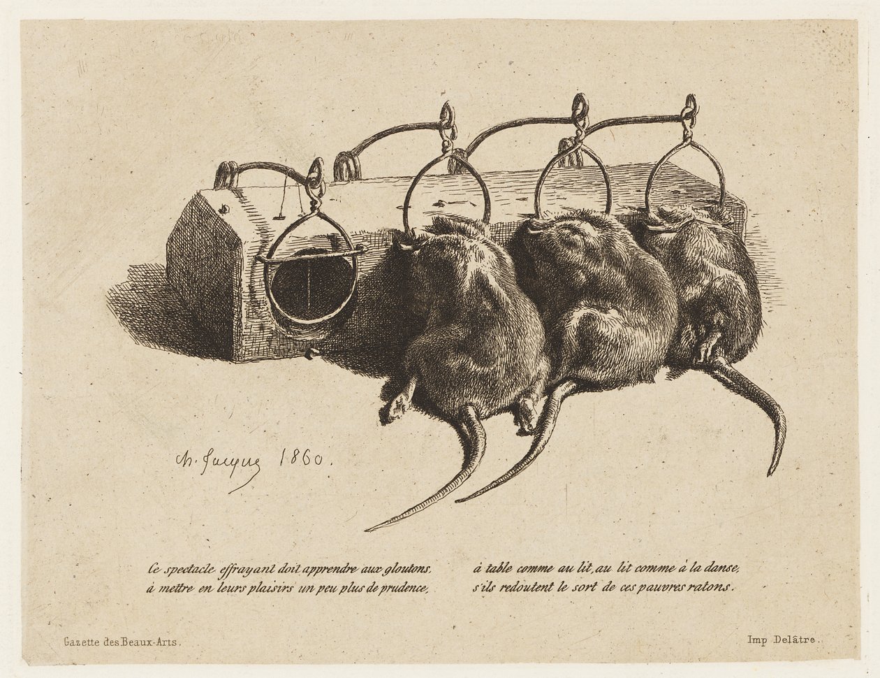 Musefellen av Charles Emile Jacque