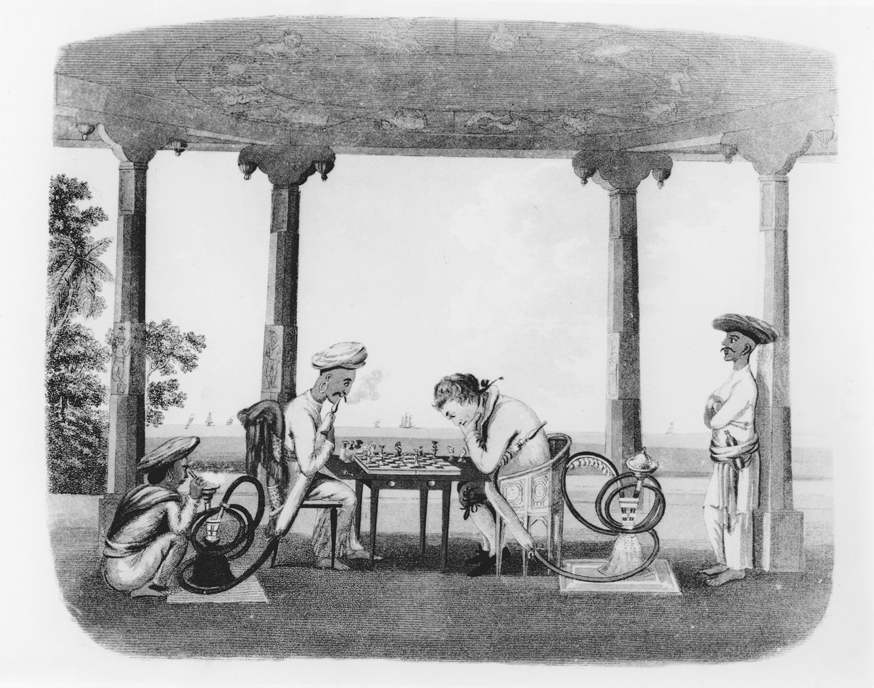 Smoking the Hookah, plate 43 fra 