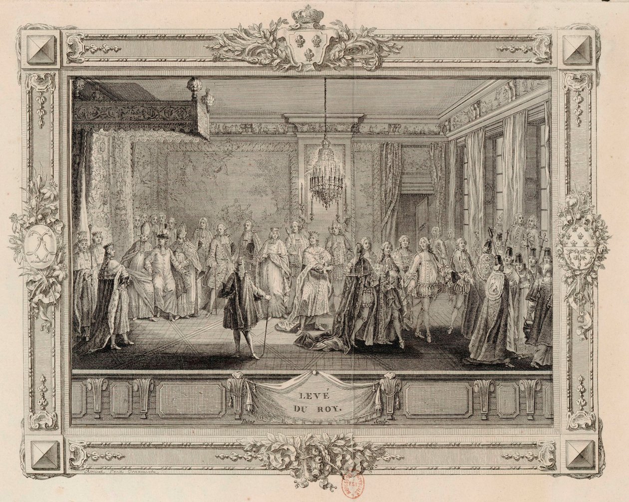 Levé du Roy Dammen til kong Louis XVI, 1774-1775. av Charles Emmanuel Patas