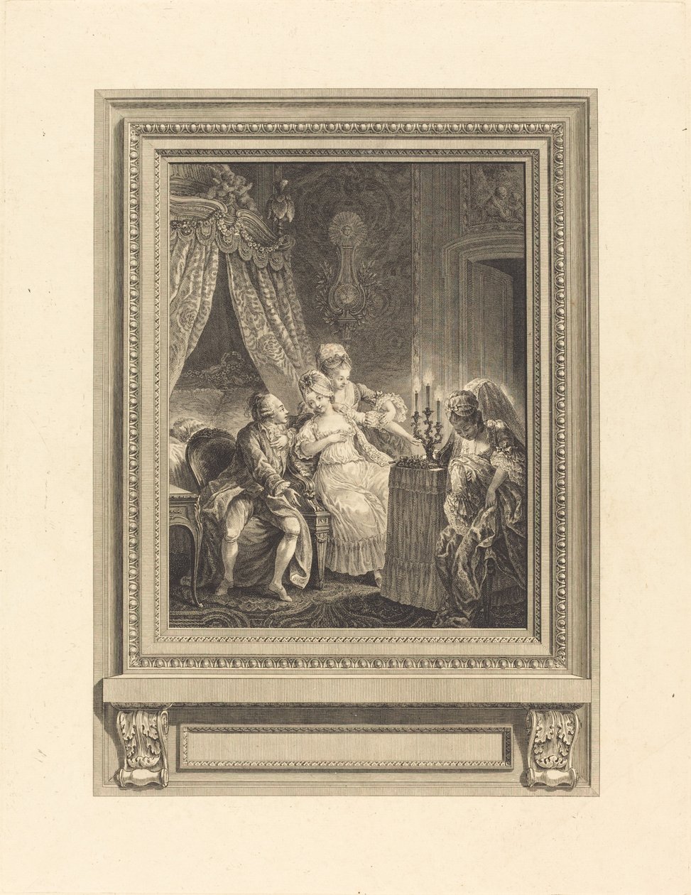 Natten av Charles Emmanuel Patas after Charles Eisen