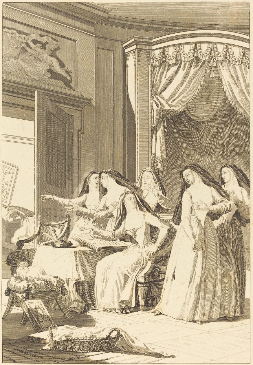 Søster Jane av Charles Emmanuel Patas after Charles Monnet