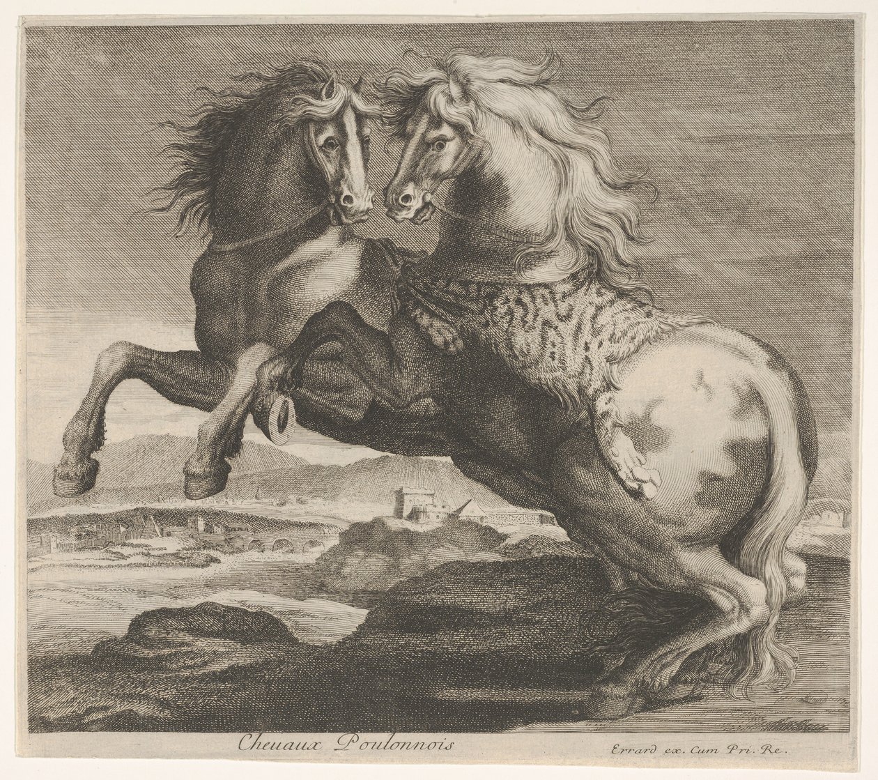 Chevax Poulonnous. av Charles Errard le fils