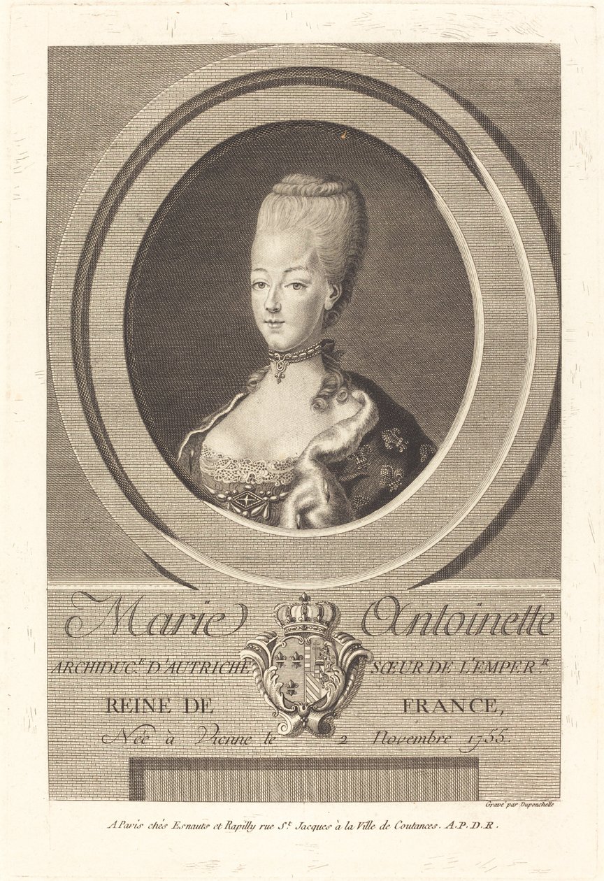 Marie Antoinette av Charles Eugene Duponchel