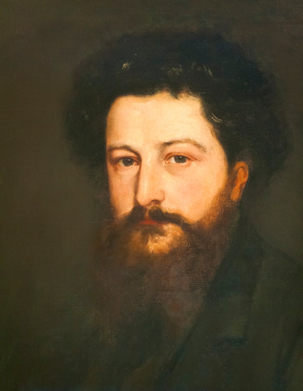 Portrett av William Morris i trettiårene, ca. 1870 (olje på lerret) av Charles Fairfax Murray