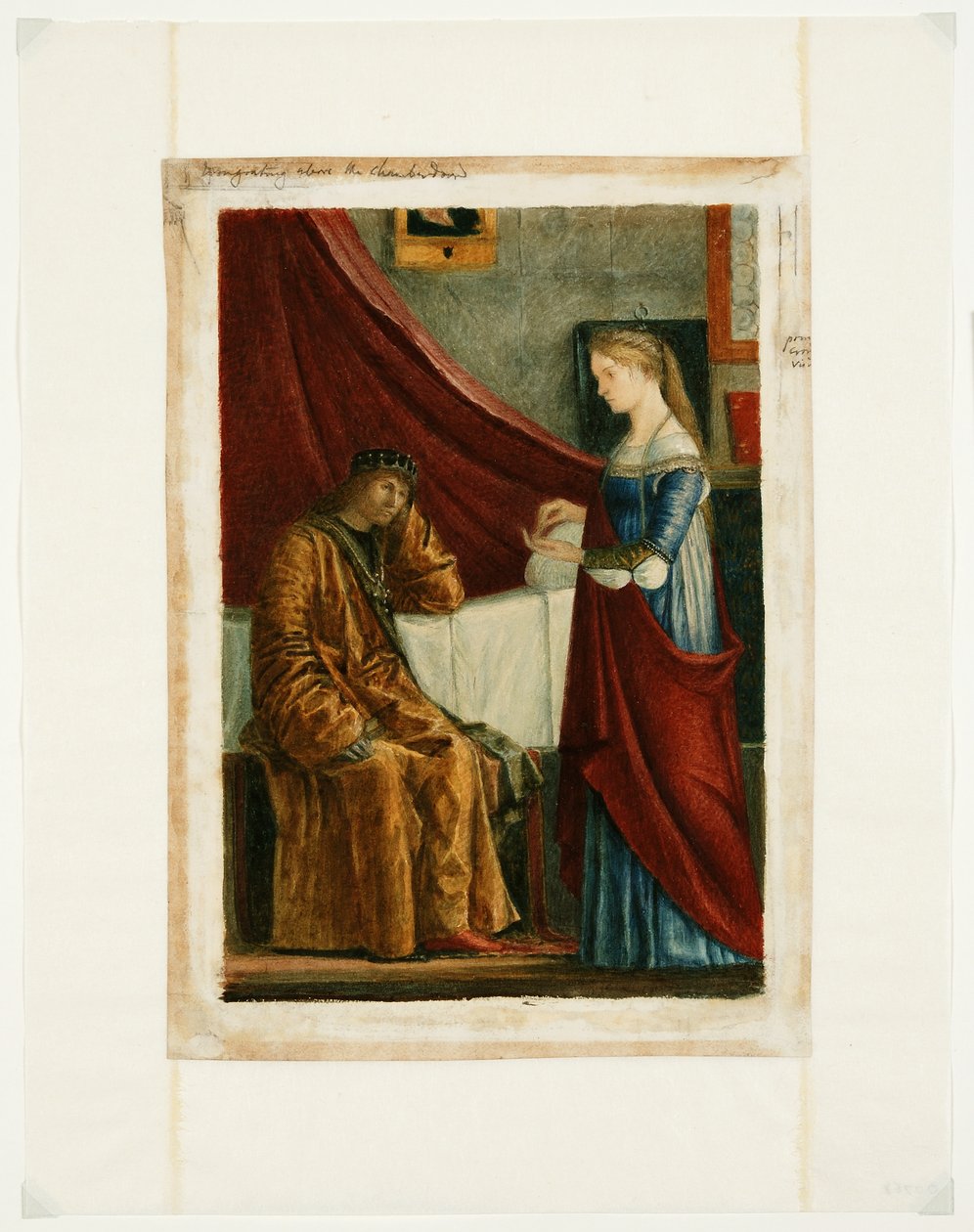 Kongens samtykke etter Carpaccio av Charles Fairfax Murray