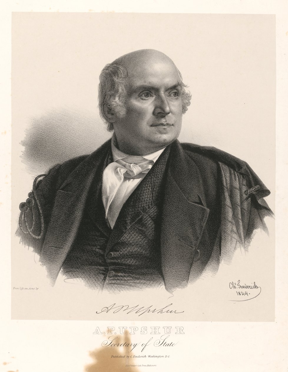 Abel Parker Upshur av Charles Fenderich