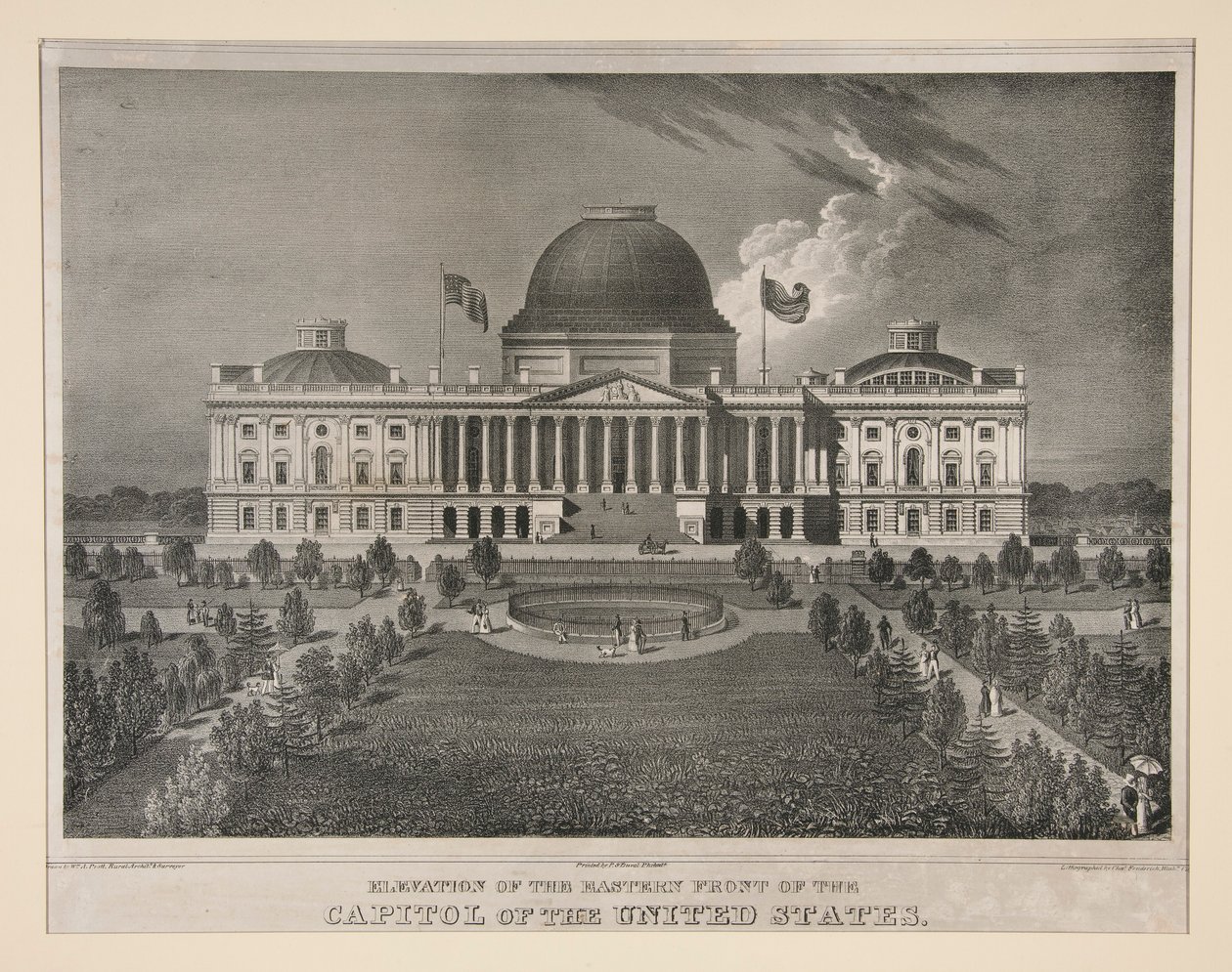 Høyde av det østlige punktet av hovedstaden i USA (Washington, D.C.) av Charles Fenderich