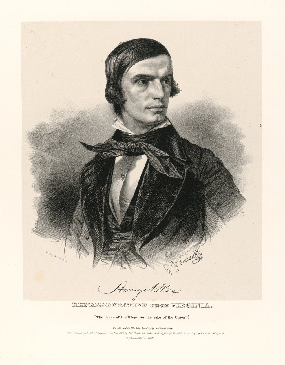Henry Alexander Wise av Charles Fenderich