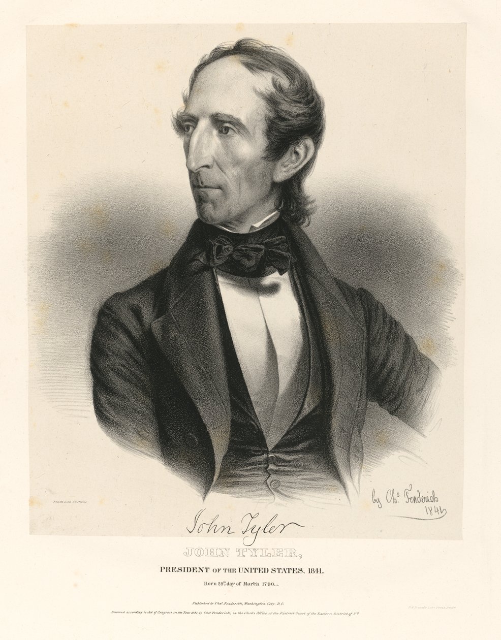 John Tyler av Charles Fenderich