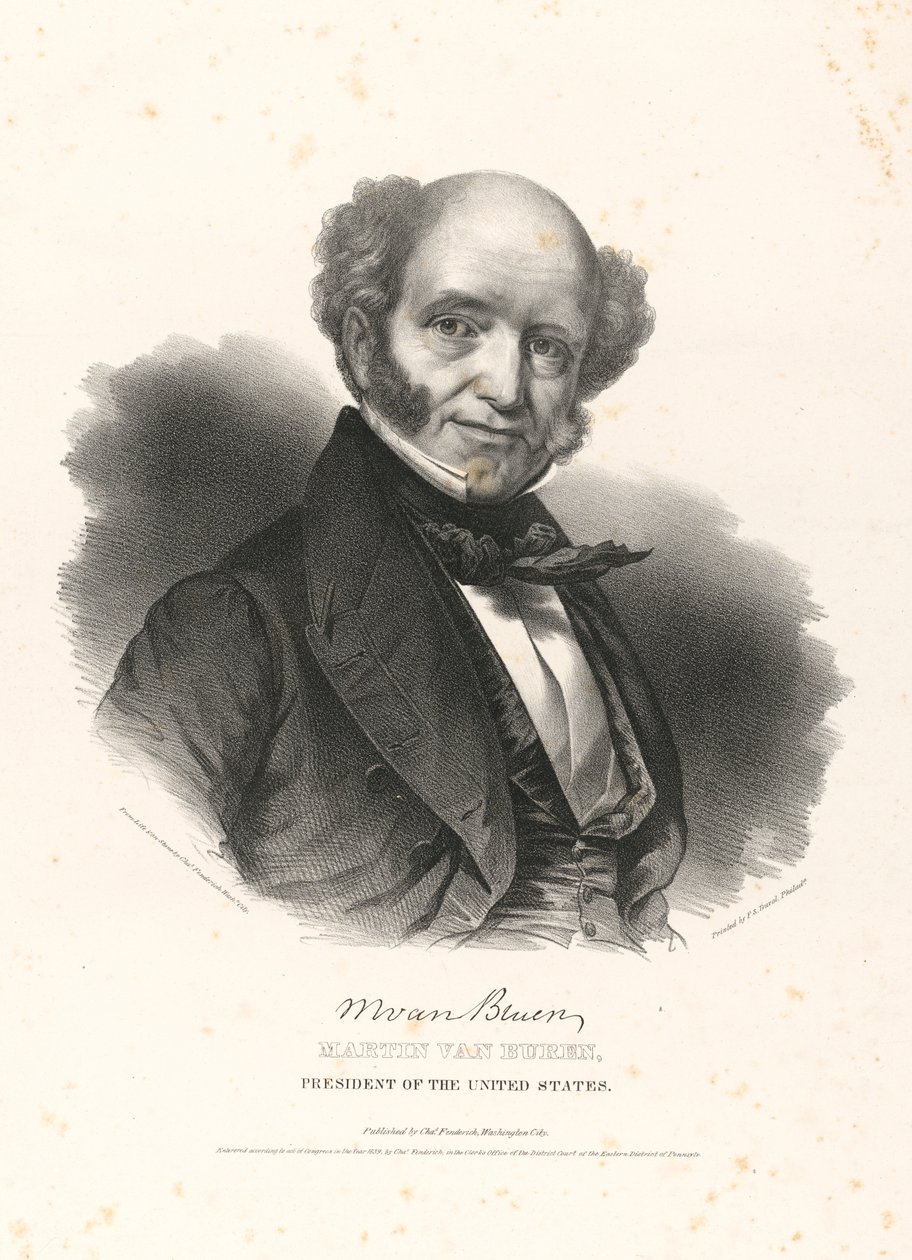 Martin Van Buren av Charles Fenderich