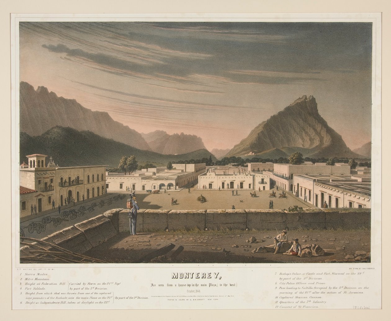 Monterey (sett fra hustoppen på plazaen) av Charles Fenderich