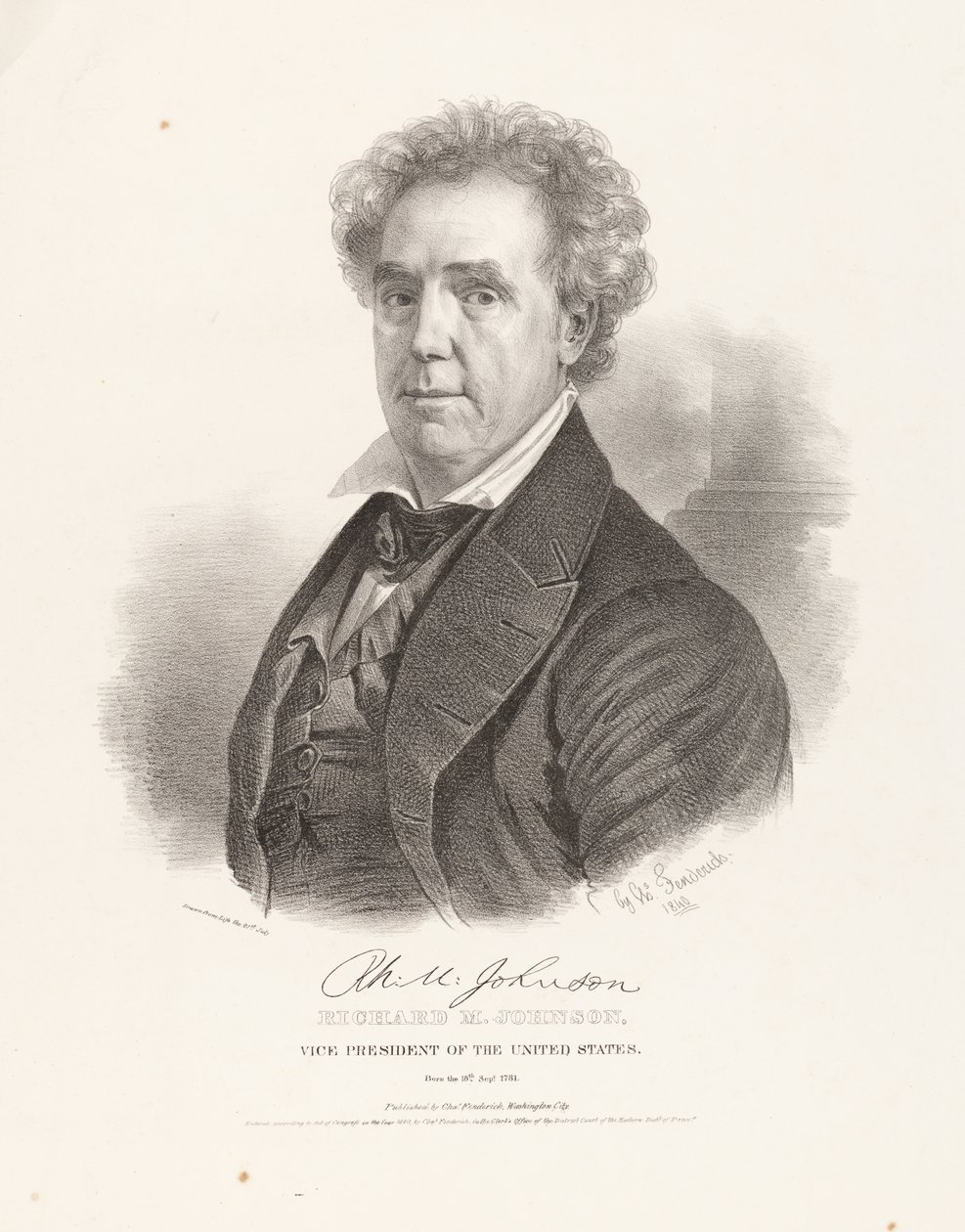 Richard Mentor Johnson av Charles Fenderich