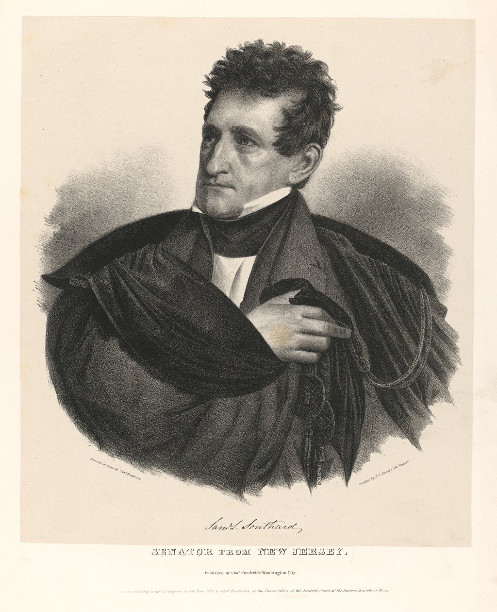 Samuel Lewis Southard av Charles Fenderich