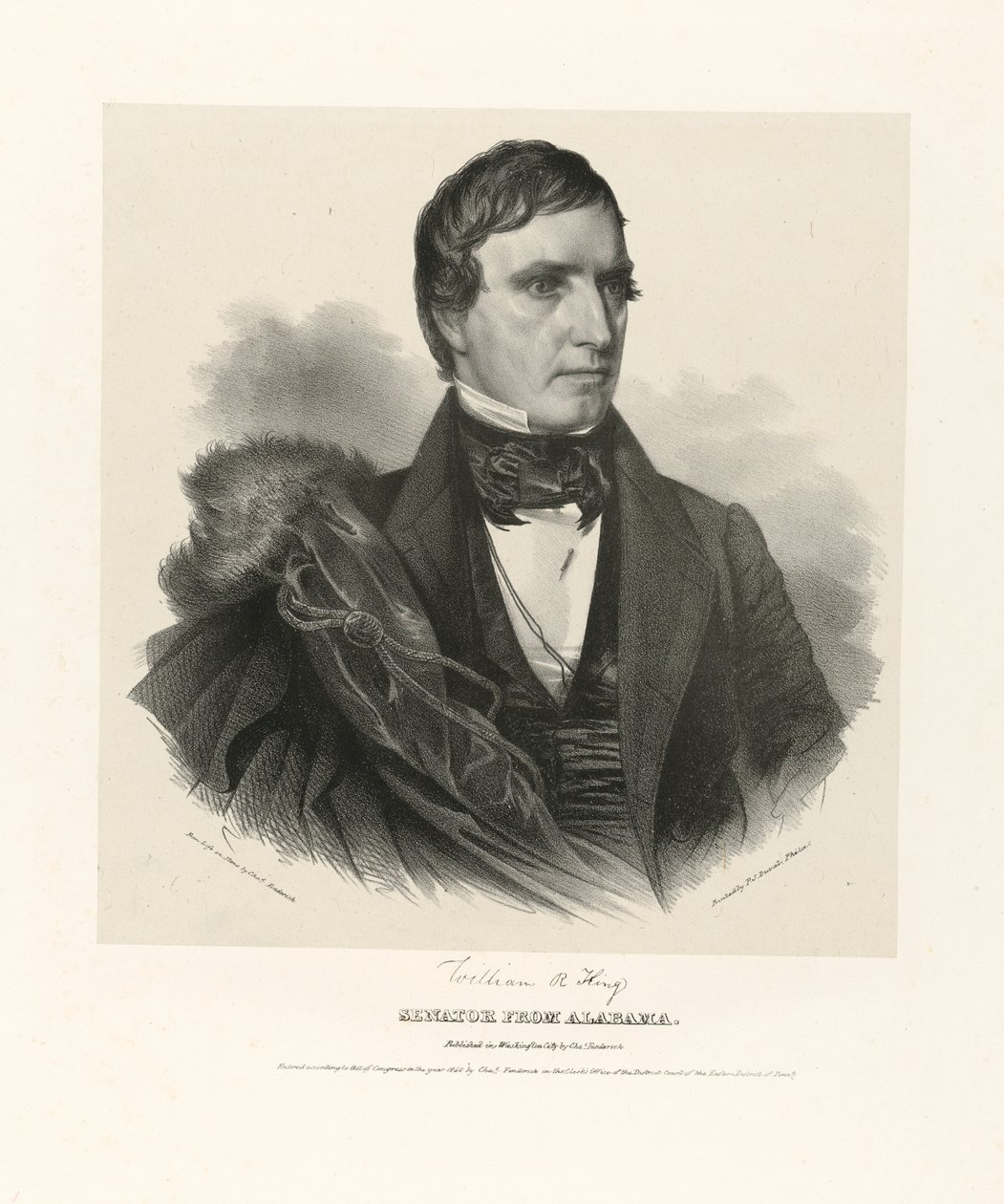 William Rufus Devane King av Charles Fenderich