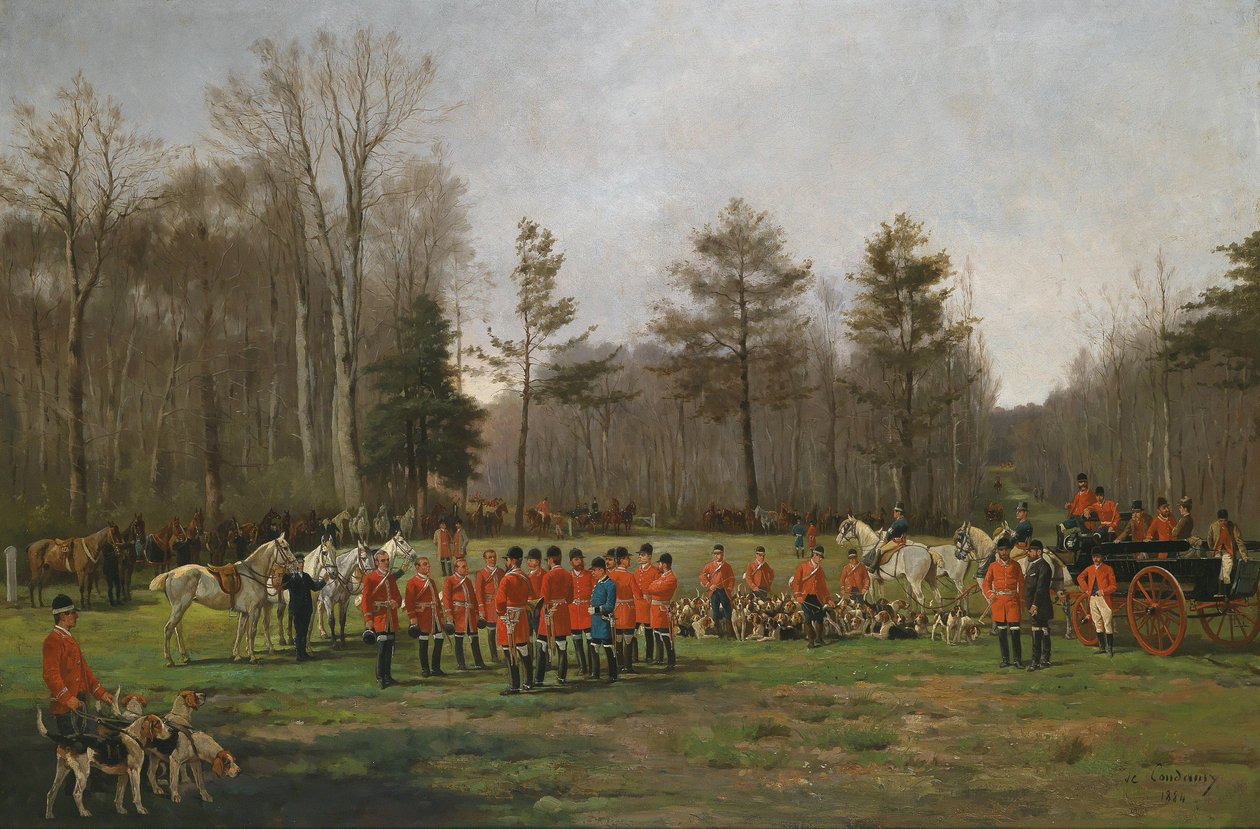 Før revejakten av Charles Fernand de Condamy