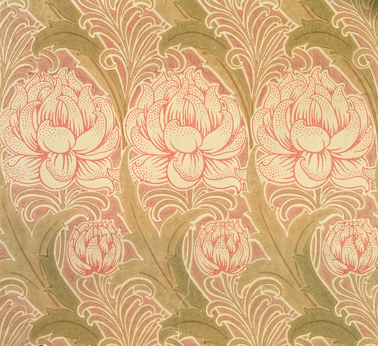 Tapet designet av Voysey, viktoriansk av Charles Francis Annesley Voysey