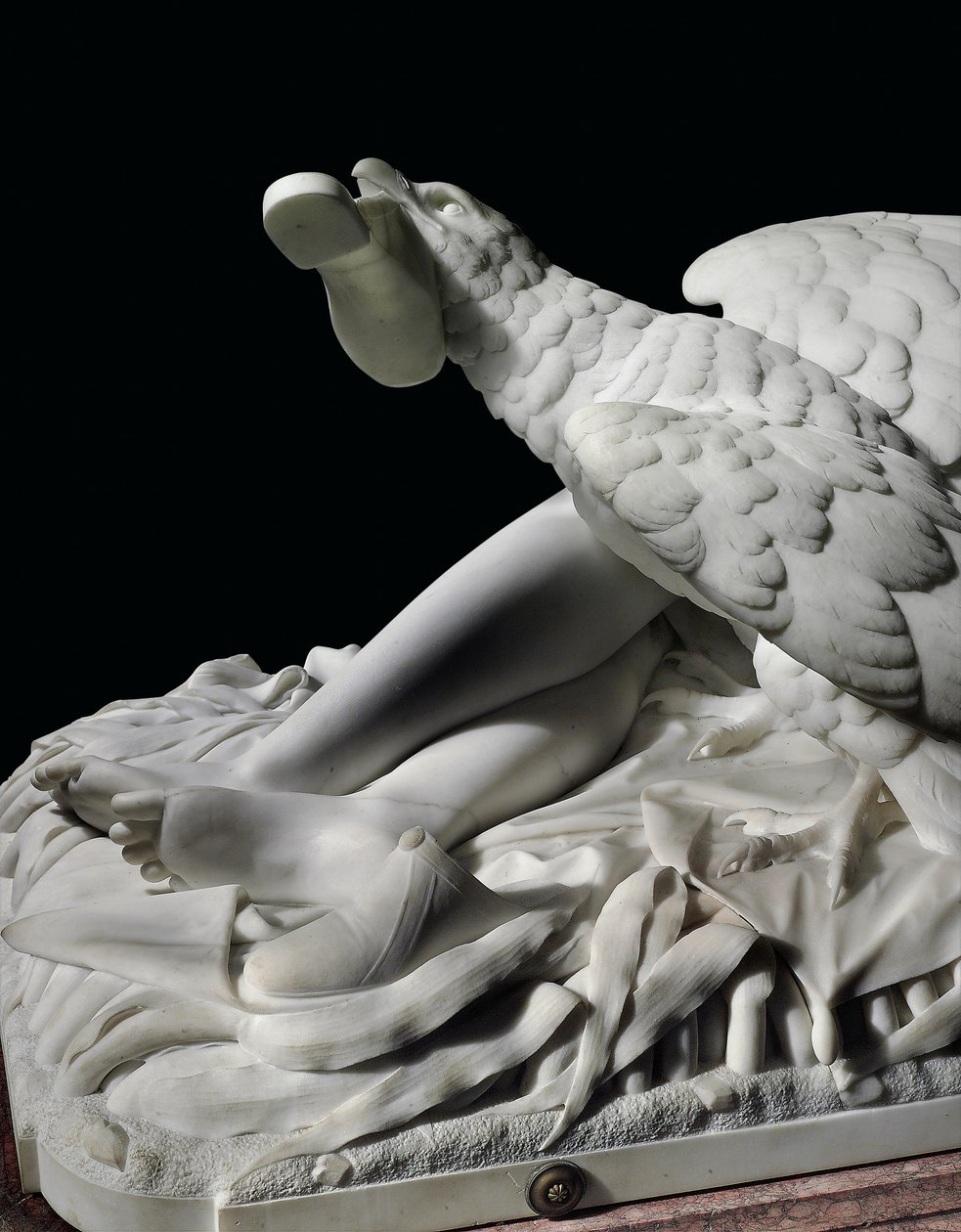 En figur av Rhodopis i naturlig størrelse på sokkel, 1862 av Charles Francis Fuller