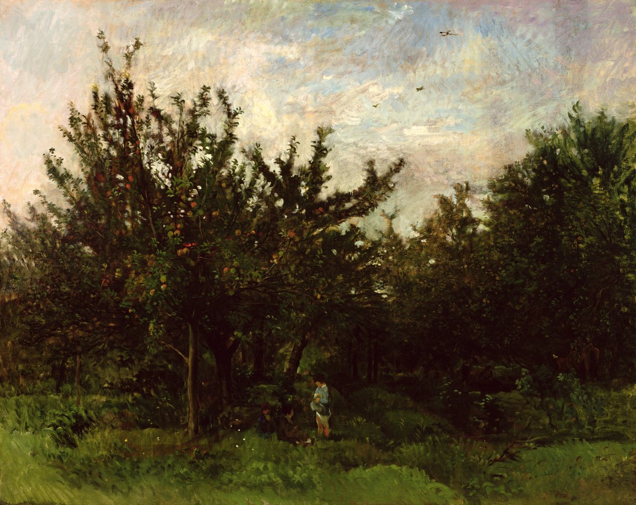 En eplehage av Charles Francois Daubigny