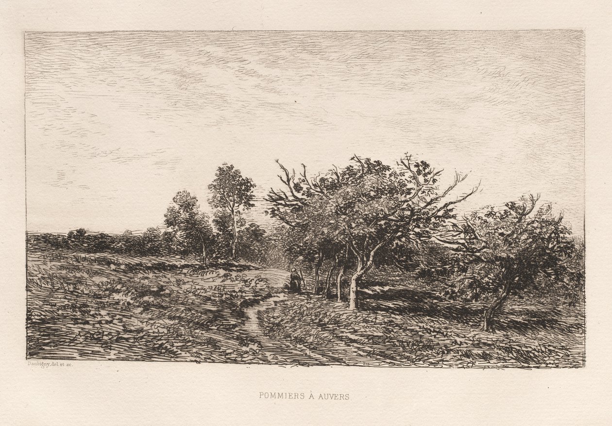Epletrær i Auvers Epletrær i Auvers, 1877. av Charles Francois Daubigny