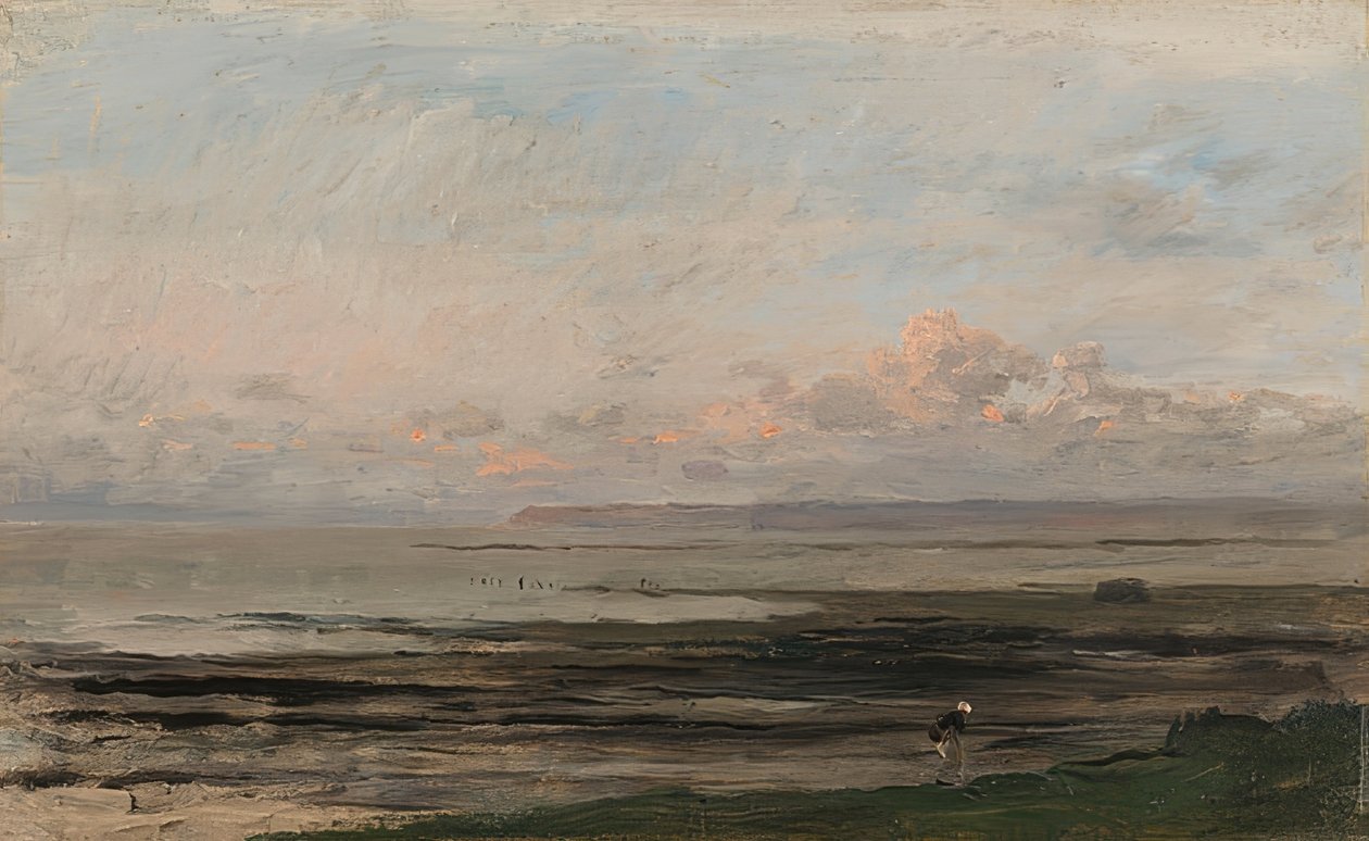 Havet ved lavvann av Charles Francois Daubigny