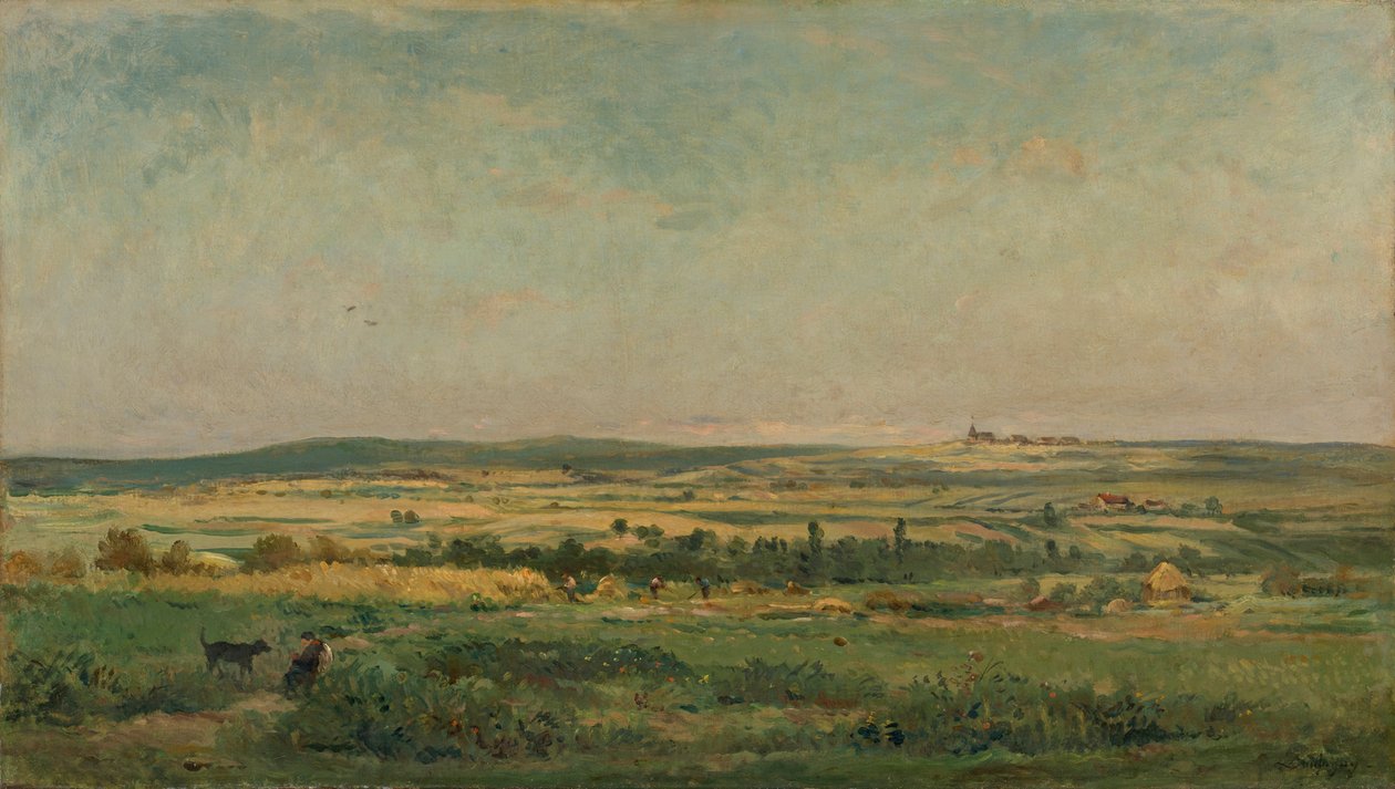 kornhøst av Charles Francois Daubigny