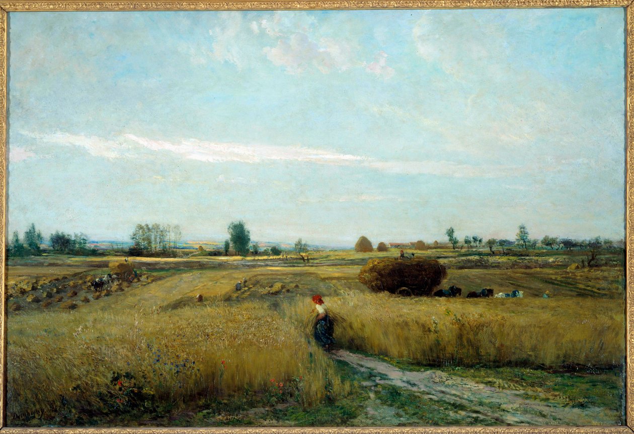 Harvest-maleri av Charles Francois Daubigny av Charles Francois Daubigny