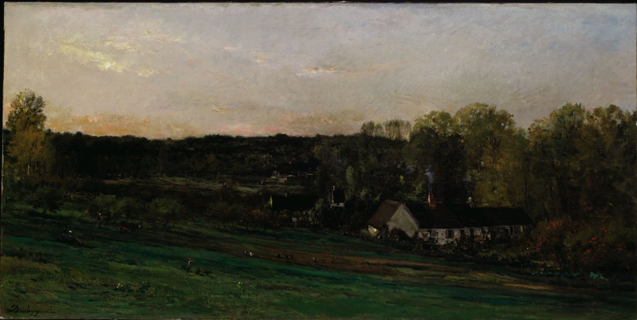House of Mother Bazot, 1874 av Charles Francois Daubigny
