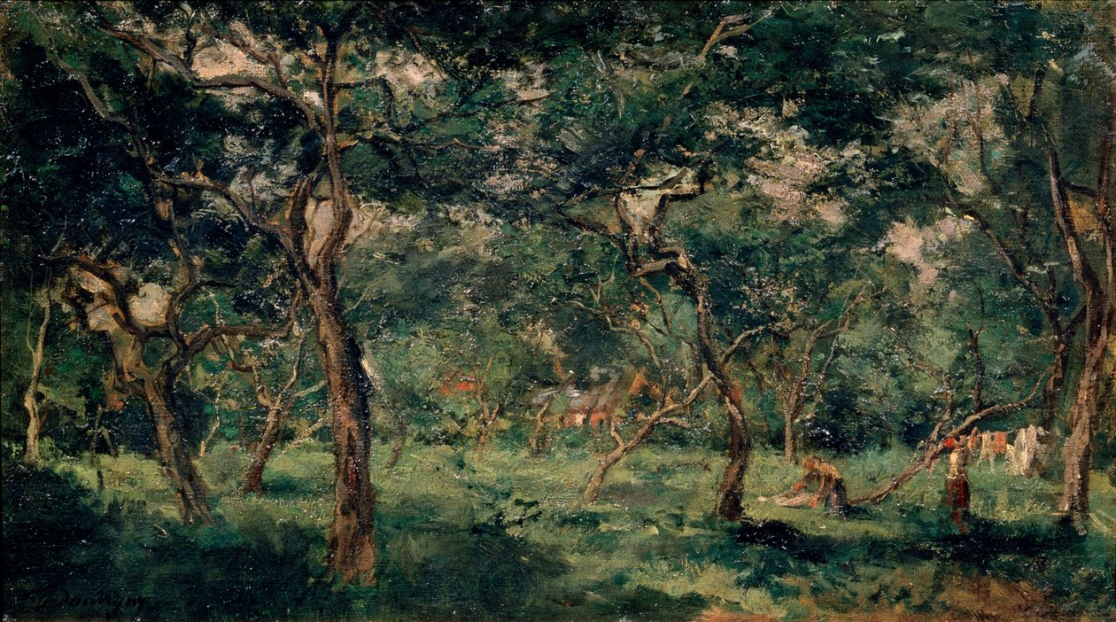 Olive Orchard, tidlig på 1870-tallet av Charles Francois Daubigny