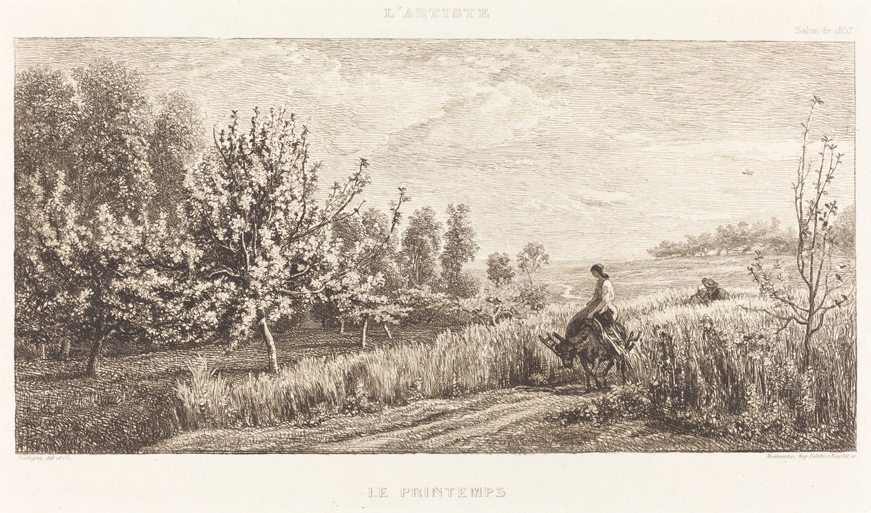 Våren av Charles Francois Daubigny