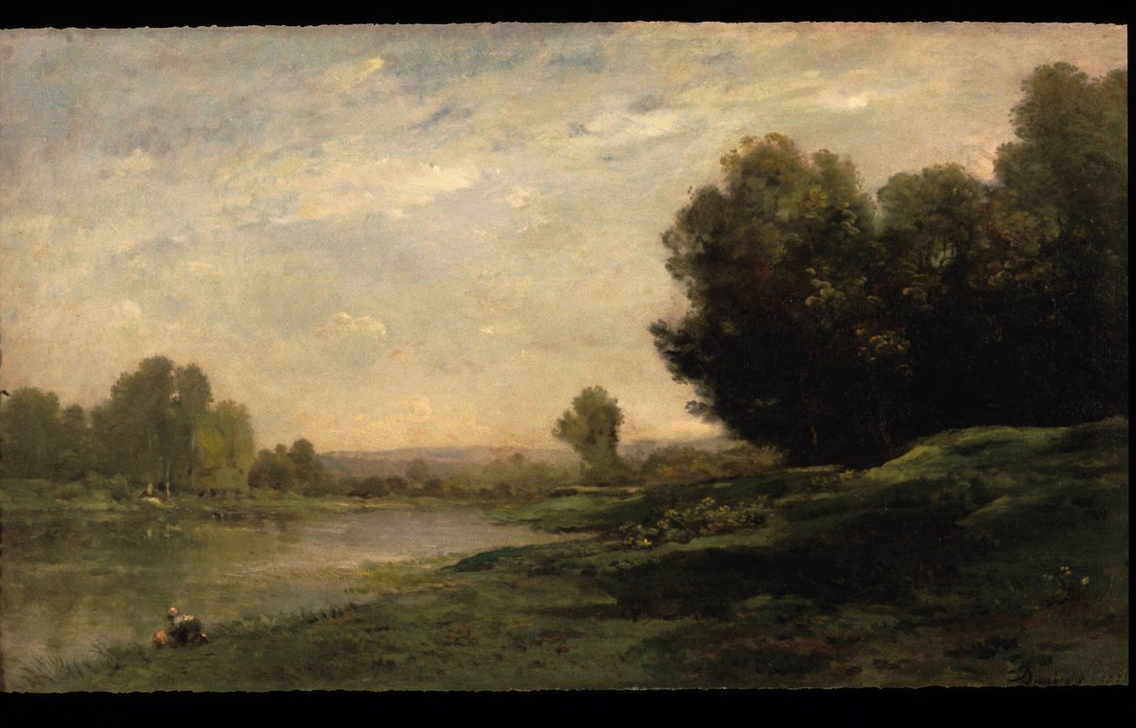 Breddene av Oise av Charles Francois Daubigny