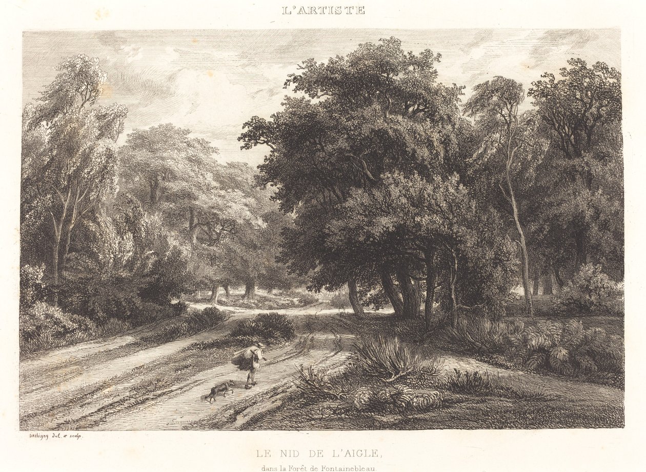 Ørneredet i Fontainebleau-skogen (Le nid de l