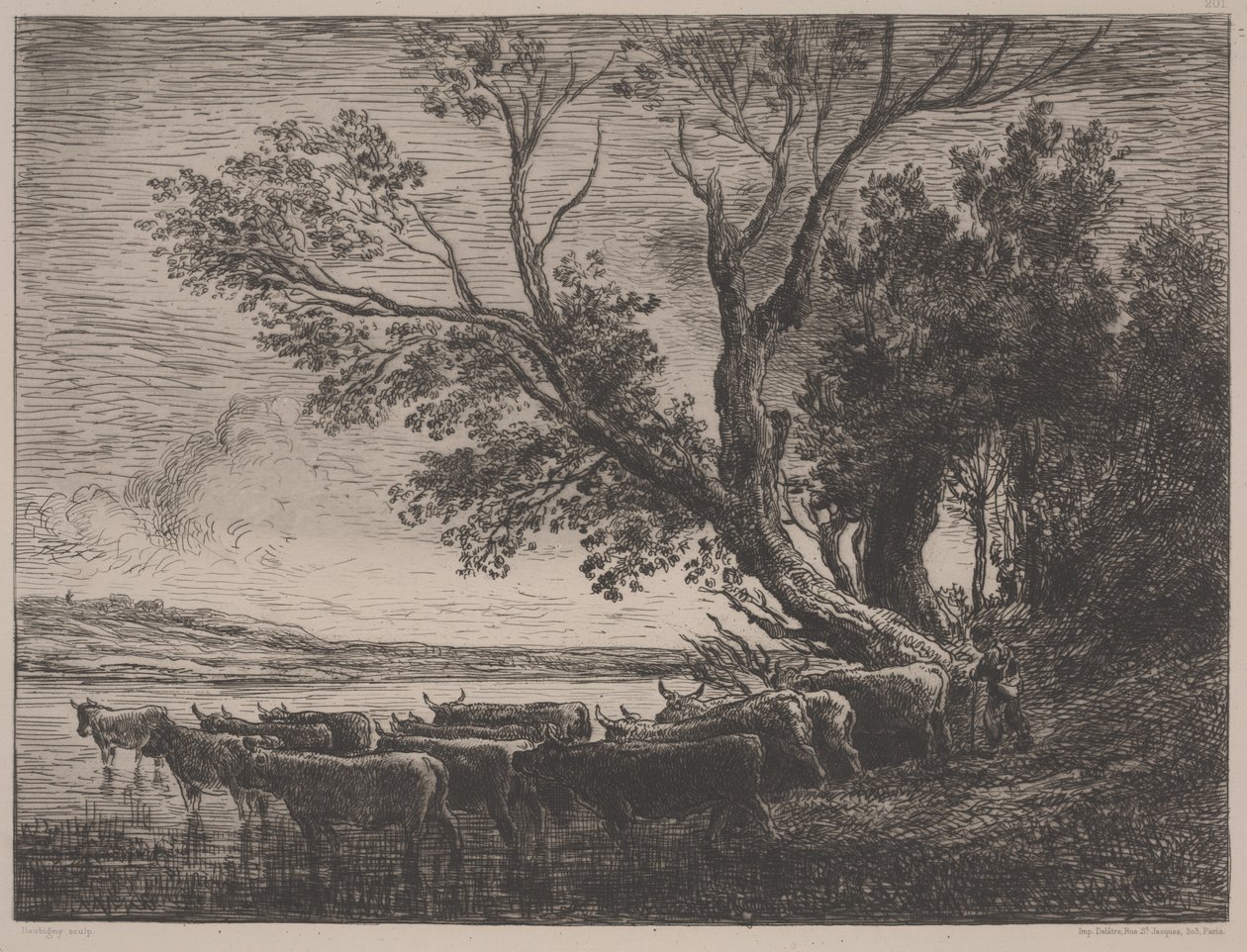 Forden av Charles Francois Daubigny